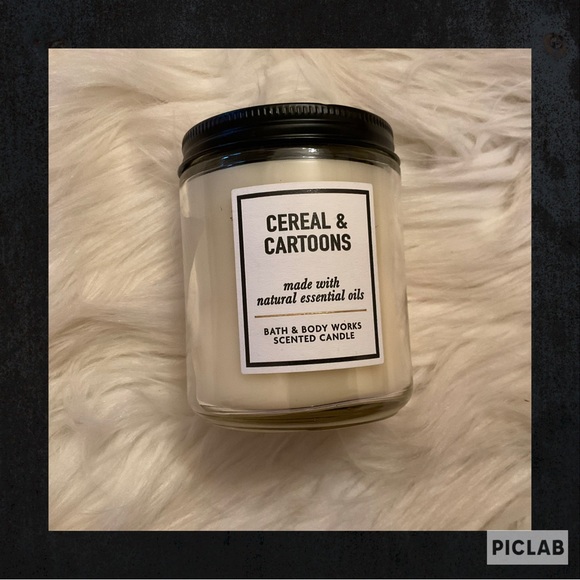 Bath & Body Works Cereal & Cartoons Candle - New - Picture 1 of 6